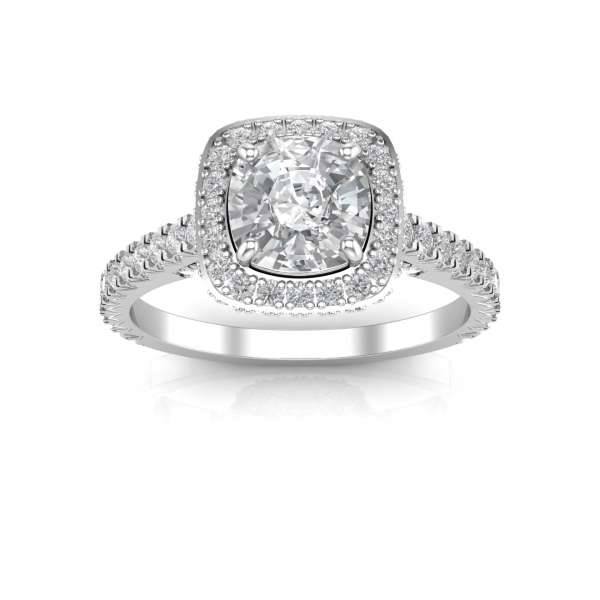 Halo Engagement Ring